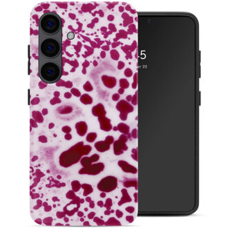 Selencia Vivid Backcover voor de Samsung Galaxy S24 - Cosmic Orchid Meerkleurig
