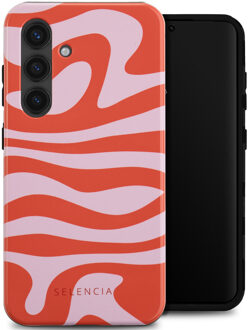 Selencia Vivid Backcover voor de Samsung Galaxy S24 - Dream Swirl Pink Meerkleurig