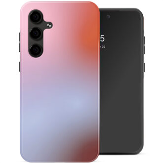 Selencia Vivid Backcover voor de Samsung Galaxy S24 FE - Gradient Soft Blush Meerkleurig