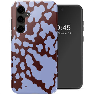 Selencia Vivid Backcover voor de Samsung Galaxy S24 FE - Moo'd Lavender Glow Meerkleurig