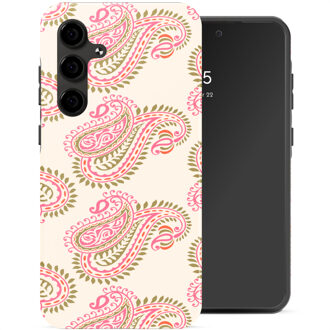 Selencia Vivid Backcover voor de Samsung Galaxy S24 FE - Paisley Blush Meerkleurig