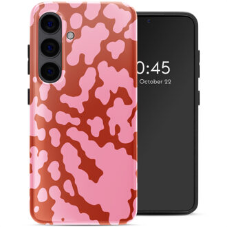 Selencia Vivid Backcover voor de Samsung Galaxy S24 - Moo’d Blush Pink Meerkleurig