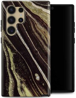 Selencia Vivid Backcover voor de Samsung Galaxy S24 Ultra - Chic Marble Meerkleurig