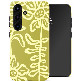 Selencia Vivid Backcover voor de Samsung Galaxy S25 - Chalky Bloom Meerkleurig