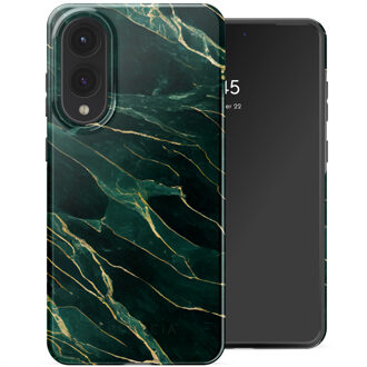 Selencia Vivid Backcover voor de Samsung Galaxy S25 Edge - Chic Marble Quartz Meerkleurig