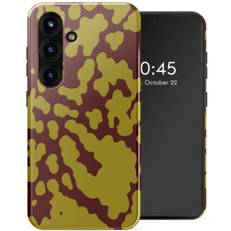 Selencia Vivid Backcover voor de Samsung Galaxy S25 - Moo'd Olive Dust Meerkleurig