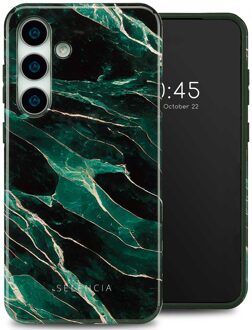 Selencia Vivid Backcover voor de Samsung Galaxy S25 Plus - Chic Marble Quartz Meerkleurig