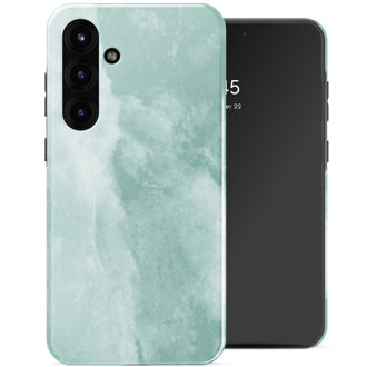 Selencia Vivid Backcover voor de Samsung Galaxy S25 Plus - Marble Grayed Jade Meerkleurig