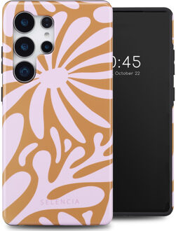Selencia Vivid Backcover voor de Samsung Galaxy S25 Ultra - Modern Bloom Pink Meerkleurig
