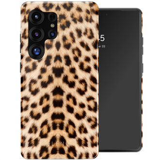 Selencia Vivid Backcover voor de Samsung Galaxy S25 Ultra - Wild Leo Meerkleurig