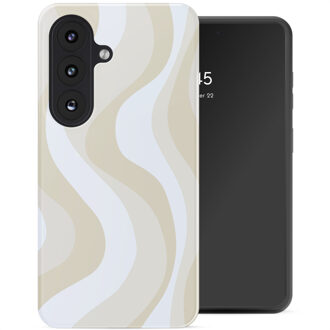 Selencia Vivid Backcover voor de Samsung Galaxy S26 - Desert Waves Beige Meerkleurig
