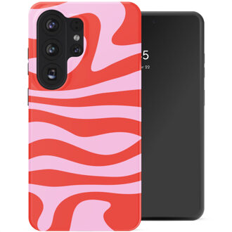 Selencia Vivid Backcover voor de Samsung Galaxy S26 Ultra - Dream Swirl Pink Meerkleurig