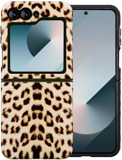 Selencia Vivid Backcover voor de Samsung Galaxy Z Flip 6 / Flip 7 FE - Wild Leo Meerkleurig