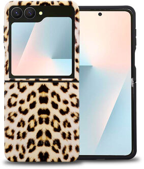 Selencia Vivid Backcover voor de Samsung Galaxy Z Flip 7 - Wild Leo Meerkleurig