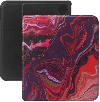 Selencia Vivid Bookcase voor de Kobo Libra Colour - Marble Purple Meerkleurig - 7