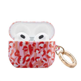 Selencia Vivid Case voor de Apple AirPods 3 - Wild Spots Lipstick Meerkleurig - One size