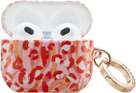 Selencia Vivid Case voor de Apple AirPods 3 - Wild Spots Lipstick Meerkleurig - One size
