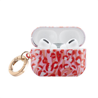 Selencia Vivid Case voor de Apple AirPods Pro 2 - Wild Spots Lipstick Meerkleurig - One size