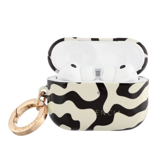 Selencia Vivid Case voor de  Apple Airpods Pro 3 - Art Wave Black Meerkleurig - One size