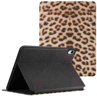 Selencia Vivid tablethoes voor de Apple iPad 11 (2025) 11 inch A16 / iPad 10 (2022) 10.9 inch - Wild Leo Meerkleurig