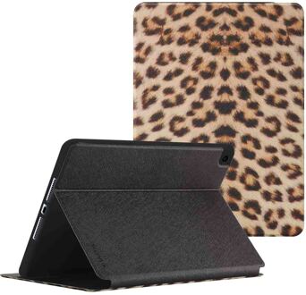 Selencia Vivid tablethoes voor de Apple iPad 9 (2021) 10.2 inch / iPad 8 (2020) 10.2 inch / iPad 7 (2019) 10.2 inch - Wild Leo Meerkleurig