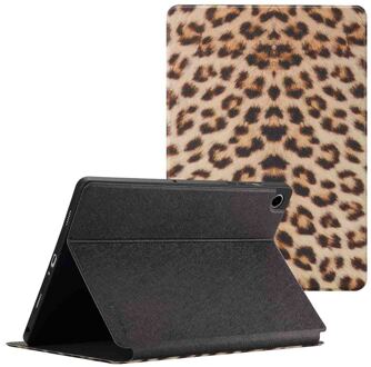 Selencia Vivid tablethoes voor de Samsung Galaxy Tab A9 Plus - Wild Leo Meerkleurig - 10.5