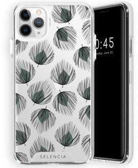 Selencia Zarya Fashion Extra Beschermende Backcover iPhone 11 Pro Max hoesje - Feathers