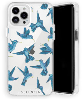 Selencia Zarya Fashion Extra Beschermende Backcover iPhone 13 Pro - Birds Meerkleurig