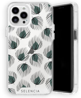 Selencia Zarya Fashion Extra Beschermende Backcover voor de Apple iPhone 13 Pro - Feathers Meerkleurig