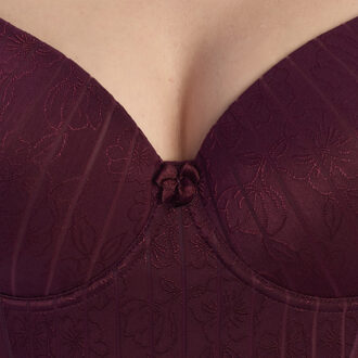 Selene BDVANESSA damesbody met beugel en cups Bordeaux - EU 85C /UK 38C