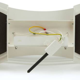 Selene Bronskleurige wandlamp Ionica brons, wit