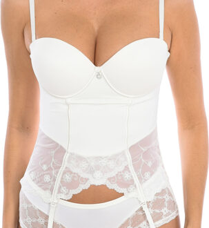 Selene CLAIRE dames push-up bustier bh Wit