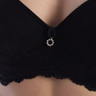 Selene GRACE Vrouwen Strapless Bruidsbeha Zwart