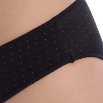 Selene GRETA Dames Klassiek Slipje Zwart