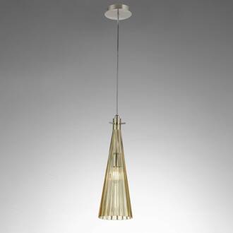 Selene Hanglamp Costa Rica van glas, amber