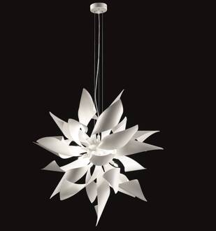 Selene Hanglamp Ginger, 50 cm wit