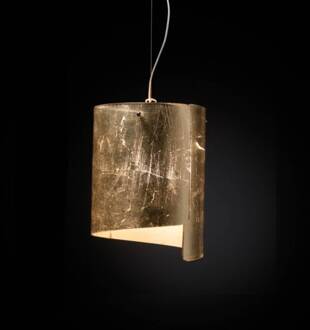 Selene Hanglamp Papiro, Ø 26 cm, goud