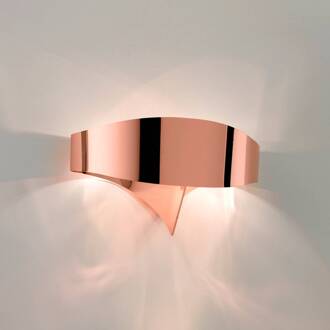 Selene Koperkleurige wandlamp Scudo