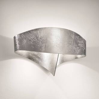 Selene LED wandlamp Scudo met bladzilverinleg