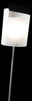 Selene Papiro vloerlamp, zilver