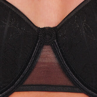 Selene VANESA damesbeugelbeha met gewatteerde cups Zwart