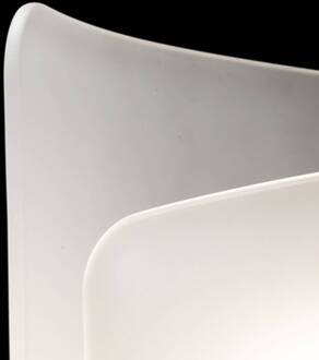 Selene Wandlamp Papiro, 2-lamps, gesatineerd wit gesatineerd