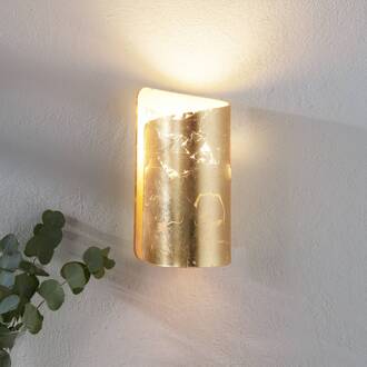 Selene Wandlamp Papiro, goud messing / goud