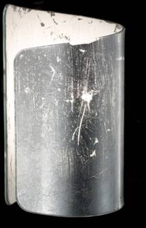 Selene Wandlamp Papiro, zilver alu / grijs / zink