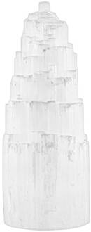 Selenietlamp IJsberg, hoogte 25 cm, zonder voet wit-transparant