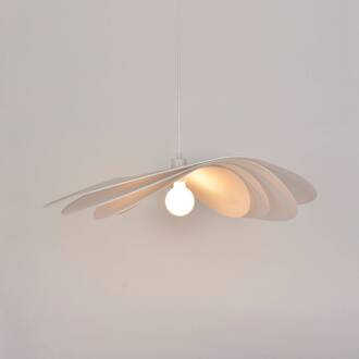 Selenitis hanglamp, Ø 78 cm wit