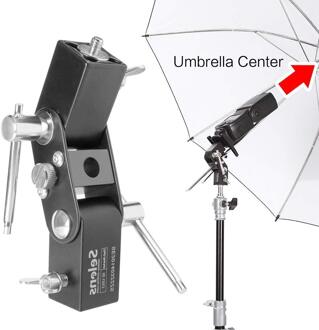 Selens SE-L012 Flash Schoen beugel Speedlite Umbrella Holder Light Stand schroef mount L Beugel Fotografie Accessoires