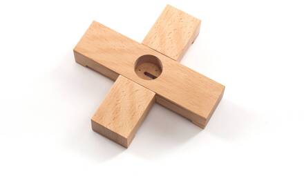 Seletti Houten voet voor vloerlamp Linea licht hout