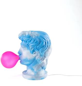 Seletti LED tafellamp Wonder Cloud wit/blauw/pink blauw, pink