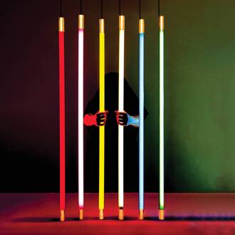 Seletti LED wandlamp Linea goud, groen groen, goud